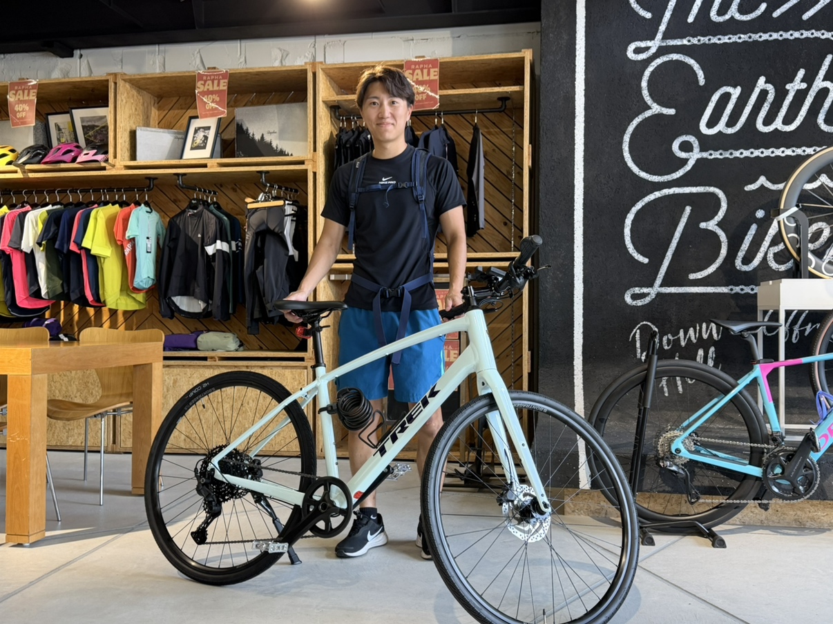 数年乗ったロードバイクからTREK FX3へ。通勤をもっと快適に、いつかは琵琶湖へ。